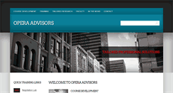 Desktop Screenshot of opera-advisors.com