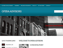 Tablet Screenshot of opera-advisors.com